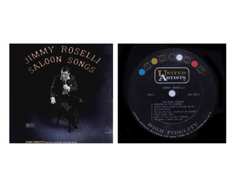 JIMMY ROSELLI "Saloon Songs" Vinyl LP — United Artists (1975)