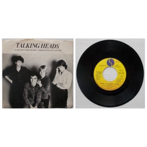 TALKING HEADS • Uh-Oh, Love Comes To Town • 7&quot; Vinyl With Picture Sleeve • 1st Pressing Promo Radio DJ Copy • Sire Records (1977)