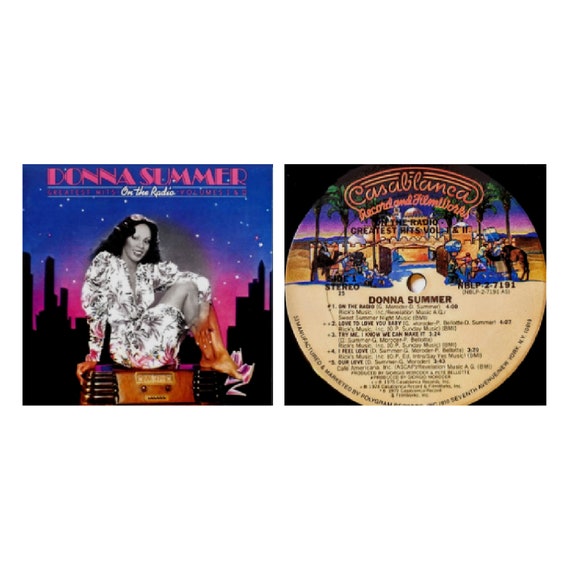 DONNA SUMMER Greatest Hits Volume 1 & 2 Casablanca Records Etsy