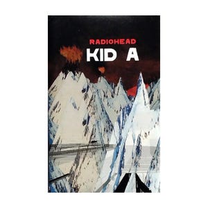 Radiohead &quot;Kid A&quot; CASSETTE • Capitol Records, #C4-7243-5-27753-4-7