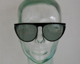 Corning Large Black Frame Sunglasses