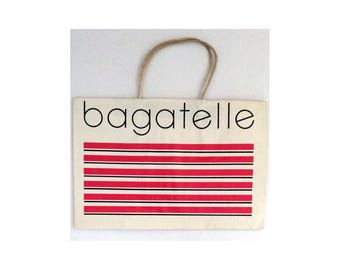 Bagatelle 1980s Paper Shopping Bag