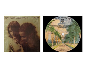 Brian Auger & Julie Tippetts "Encore" Vinyl LP — Warner Bros Records (1978)