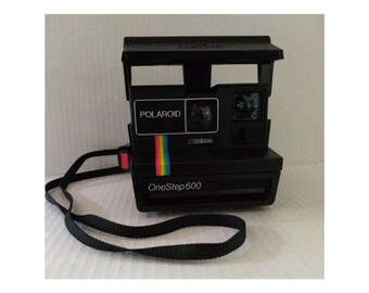 Polaroid One Step Close Up 600 Spirit / Rainbow Stripe With User Manual