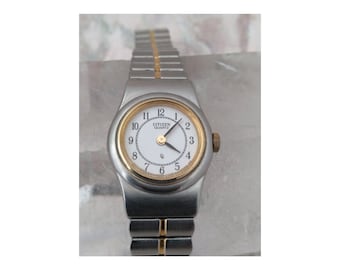 Vintage CITIZEN Quartz Two-Tone Stainless Steel Women's Watch