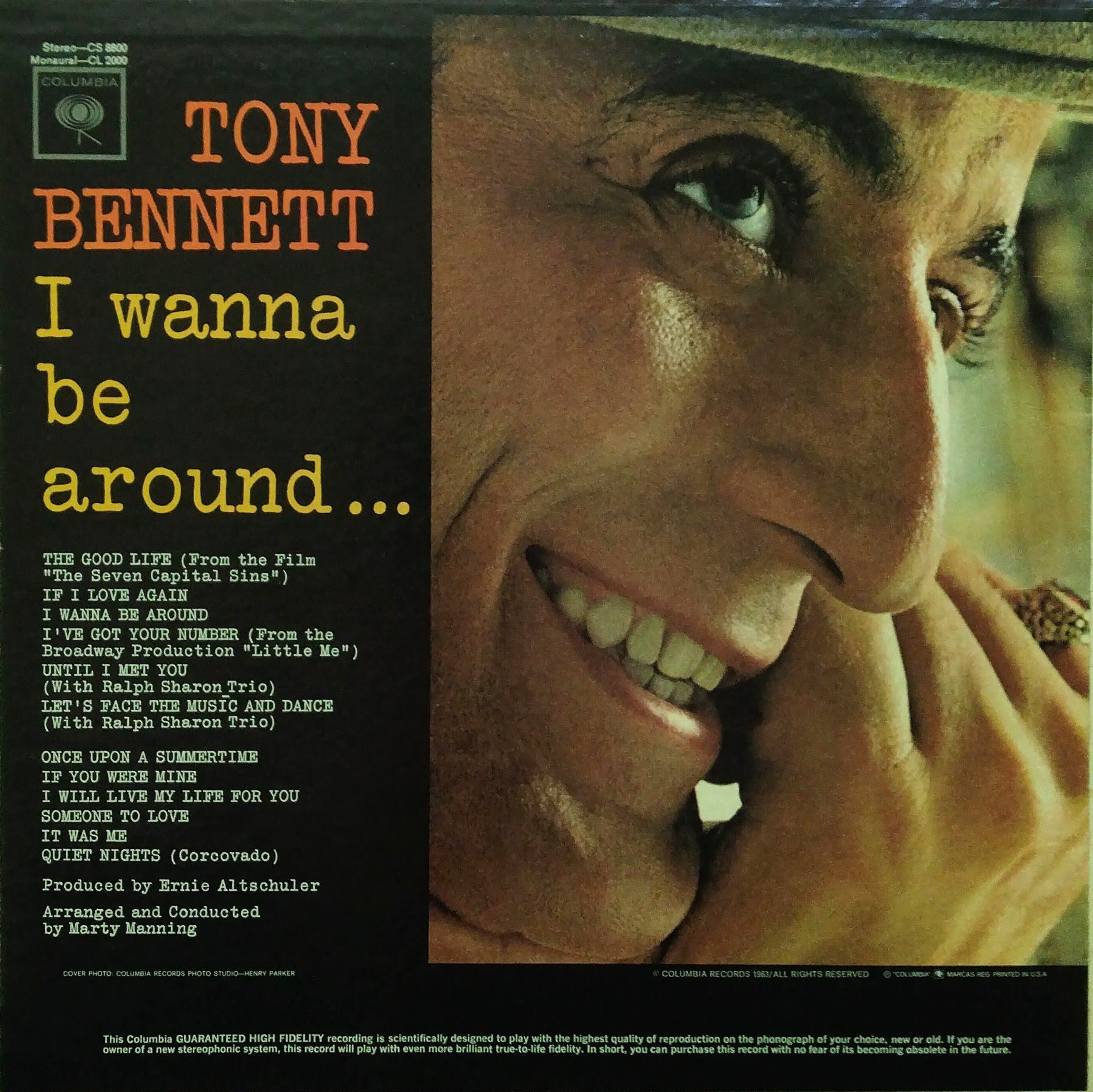 LPレコード）I Wanna Be Around / Tony Bennett