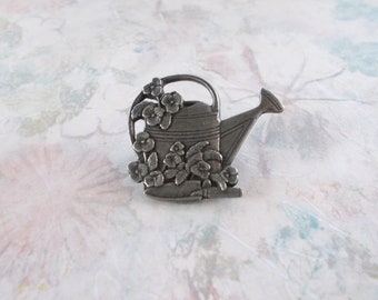 Birds & Bloom Limited Edition Watering Can With Flowers Brooch