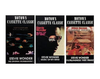 Stevie Wonder Motown Cassette Bundle: Classic Soul Albums