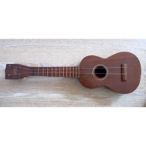 1950's Gretsch Mahogany Soprano Ukulele — Rosewood Fret Board With Brass Frets & Original Tuners