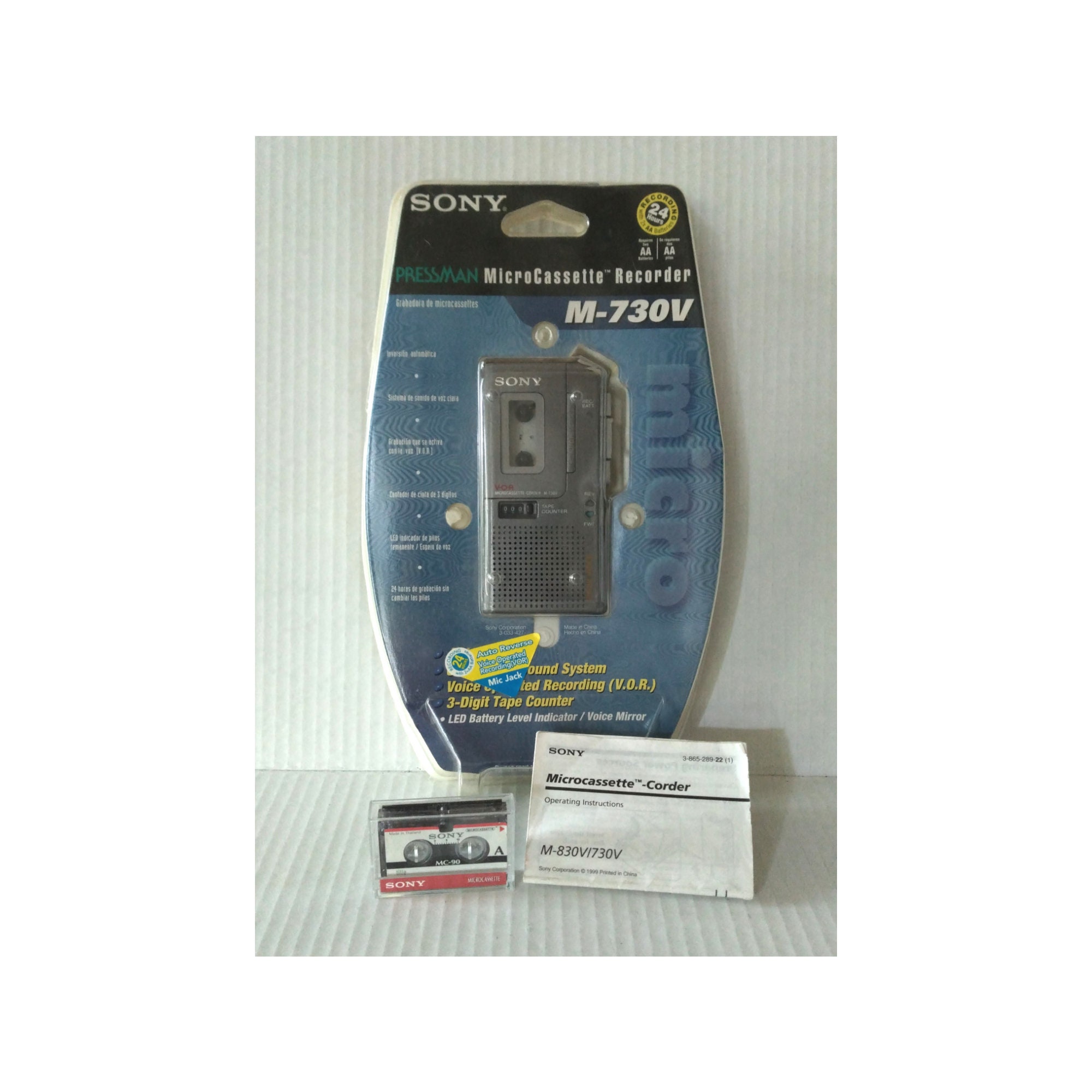 Language Learning Cassette Tapes Sony MC-30A Micro Cassette - 30