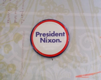 1968 Richard Nixon For President Campaign Button