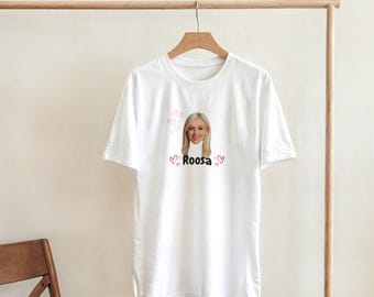 Custom Bride Photo T-Shirt, Personalized Bachelorette Party Tee, Funny Bridal Party Gift