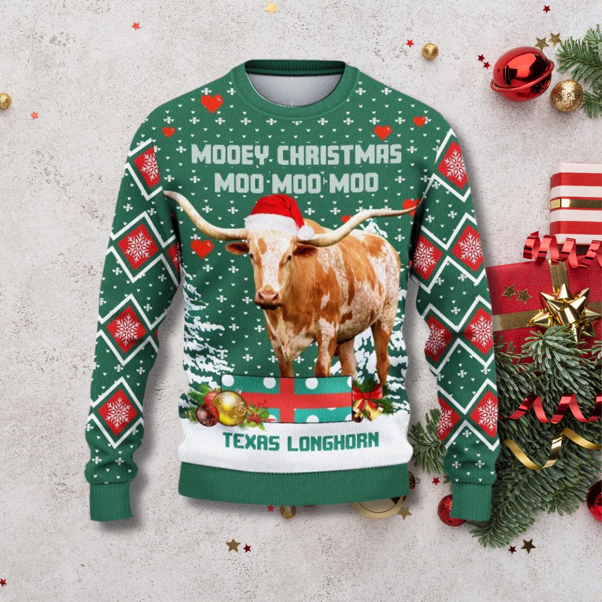 ranch dressing christmas sweater Ugly Slightly smaller than full