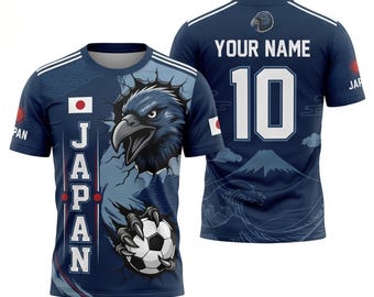 Vintage 1996 1998 Japan National Team Soccer Jersey Asics Flame