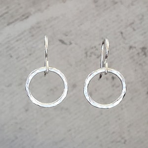 Itty Bitty Fine Silver Hoops