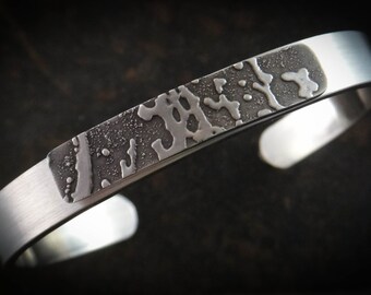 Sterling Silver "Beer Speak" Cuff Bracelet