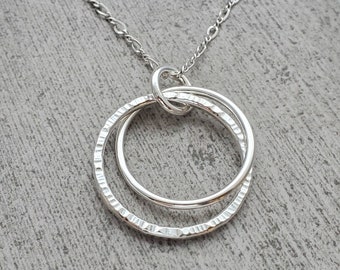 Double Hoop Necklace