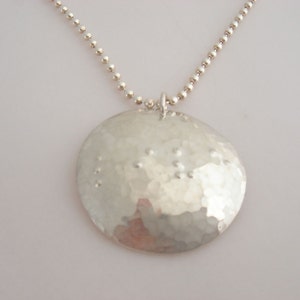 Sterling Silver Braille Pendant image 1