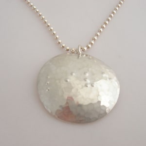 Sterling Silver Braille Pendant