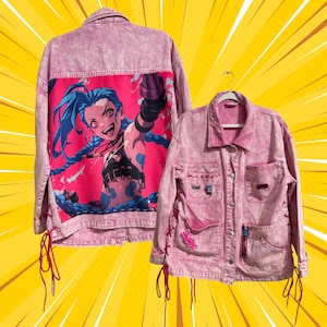 Veste personnalisée Jinx (Arcane/League Of Legends)