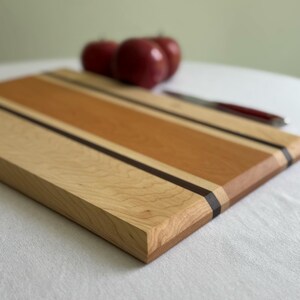 Hand Crafted Cutting Board | Walnut Cutting Board | Maple Cutting Board | Cherry Cutting Board | Natural Hardwood Cutting Board