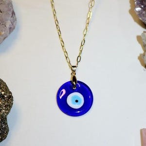 Evil Eye Gold Chain Necklace
