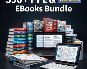 350+ PLR MRR eBooks Mega Bundle | Resell Rights Digital Products (Instant Download)