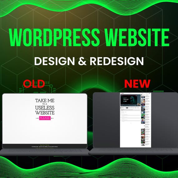 WordPress Website Redesign | Modern Responsive Business & Ecommerce Design
