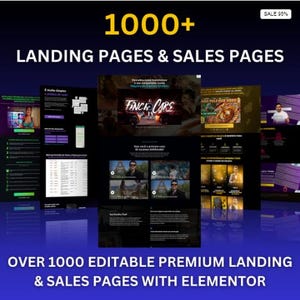 Custom Landing Page Design | WordPress Elementor Page | Lead Capture | Sales Funnel | Responsive Website