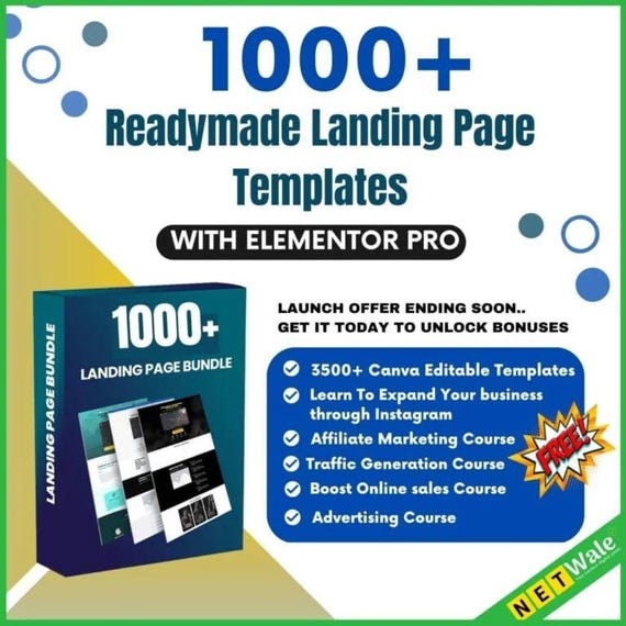 1000+ Responsive Website Templates Bundle | HTML5, CSS, PHP, WordPress | Developer Packs