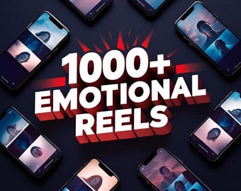1000+ Emotional Reels Bundle | Viral Content for Instagram, YouTube Shorts (MP4 Format)