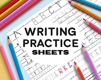 Alphabet Tracing Worksheets – A to Z Letter Writing & Handwriting Practice for Kids