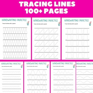 Tracing Lines Workbook – Complete Pre-Writing Practice Book for Preschool & Kindergarten Kids