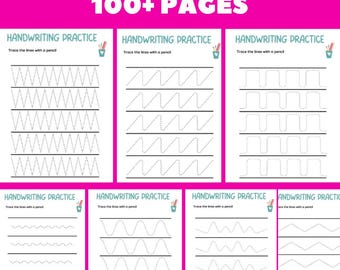 Tracing Lines Workbook – Complete Pre-Writing Practice Book for Preschool & Kindergarten Kids