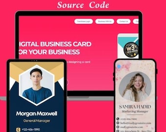 Digital Visiting Card Website Source Code |  Franchise, Admin Panel | Html , php  | Instant Setup