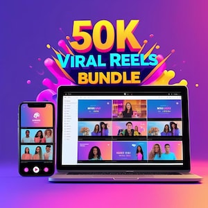 50K Viral Reels Bundle: Social Media Video Pack (MP4 Download)