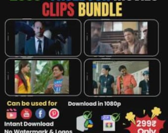 2000+ Viral Movie Clips Bundle | Social Media Reels, Shorts (MP4 Download)