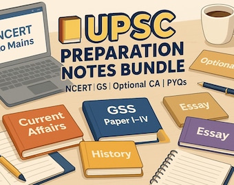 UPSC Preparation Notes Bundle – Complete Study Material for IAS, Civil Services & Competitive Exams