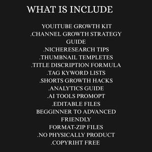 YouTube Growth Kit | Social Media Marketing Bundle | Tools Templates for Subscribers, Views Channel Success image 2