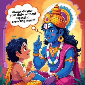 Download the sacred Bhagavad Gita eBook in English – a timeless spiritual guide for life, now available as an instant digital download.