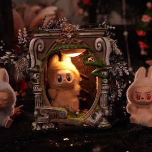 Labubu Pop Mart Figure/Display Case/Showcase/Display Box 3D Printed DIY Display Case