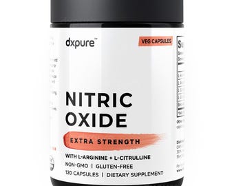 Nitric Oxide Booster Supplement L-Arginine L-Citrulline - 1500mg - 120 Capsules