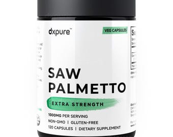 Saw Palmetto Extra Strength Prostate Supplement - 1000mg - 120 Capsules