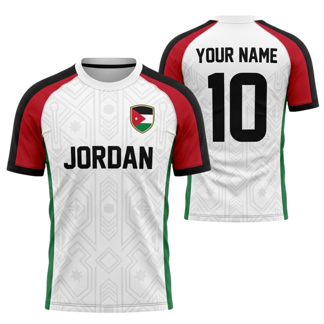 Custom Jordan National Football Jersey, Personalized Soccer Shirt