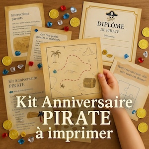 Printable Pirate Birthday Kit – Treasure Hunt & Games for Kids (5-7 years)