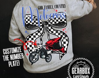 Sudadera de motocross personalizada, Family Country, Freedom, sudadera de carreras personalizada, Dirt Bike, Dirt Track, Moto Mama, Racing Mama