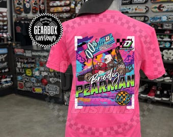Motorsports Custom Racing T-Shirt, Moto Mom, Drag Racing, Motocross, Custom Design, Dirt Bike Shirt, Custom Racing Design Kart ATV BMX Dirt