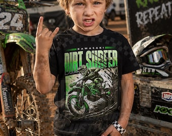 Dirt Bike Motocross Kids Shirt, Dirt Surfer, Send it, Braaap, Moto Kid, Moto Mom, Dirt Bike Kid, Dirt Bike Gift, Racing Shirt, Summer Racing