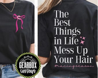 Helmet Hair Shirt, Drag Racing, Moto Season, Racing Season Shirt, Modified Mom, Race Weekend, Mama, Race Mom, Quarter Midgets, Kart Racing