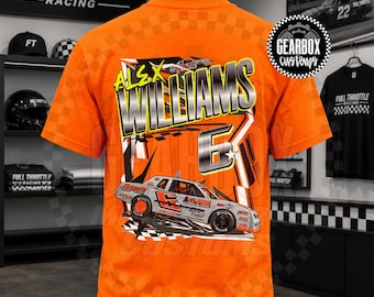 Dirt Track Custom Racing T-Shirt, Late Model, Modified, Renegade, Bandolero, Drag Racing, Motocross, Custom Design, Stock Car Shirt, Kart